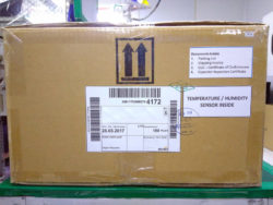 Der Verpackungs-Karton mit dem Logger ist speziell gekennzeichnet. Bildquelle: Belimo Automation AG