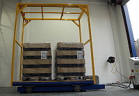 The TX1001 Transport Simulation Tests are tailored to the specific requirements of the client and are designed to alleviate the negative impact that shocks and vibrations have on products during transportation. MSR165 data loggers placed on the pallet allow vibrations and shocks to be monitored and then replicate the larger movements to see how the pallet is impacted. Source: Talos
