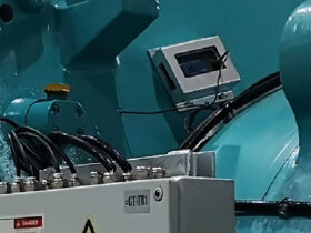 Das in das Windkraftgetriebe eingebaute MSR385SM -Sendemodul erfasst die Temperaturänderung und sendet das Temperatursignal an den MSR385WD-Datenlogger.