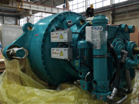 Die Erfassung und Überwachung der Temperatur mittels MSR385SM Sendemodul im Inneren eines Windkraftgetriebes in Echtzeit kann helfen, Probleme zu erkennen und rechtzeitig zu beheben, um weitere Schäden am Getriebe zu vermeiden.