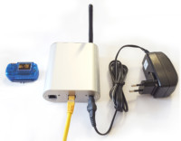 MSR-Basisstation: Die Empfängerbox ermöglicht die automatische Datenübertragung von mehreren MSR145WD Datenloggern via BLE/LAN in die MSR SmartCloud. 