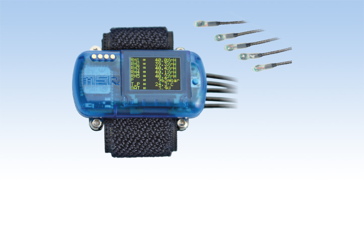 MSR147WD: Wireless data logger (Bluetooth) with plug-in humidity and temperature sensors