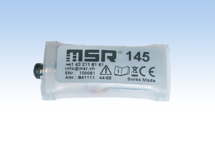 Data logger in sillicone tube, MSR145