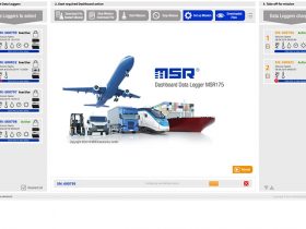 Transport-Datenlogger MSR175 Dashboard