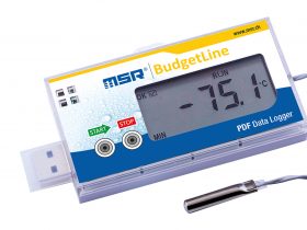 MSR86 Temperature Data Logger with external Temperature Sensor -100…+150 °C