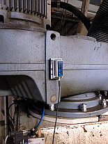 Messung mit einem Datenlogger MSR165 an einem Getriebe mit Antrieb für einen Betonmischer. Bildquelle: Creabeton Matériaux AG