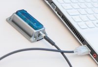 The reading of the MSR165 data is done via the USB interface. Source: Uroviva Services AG