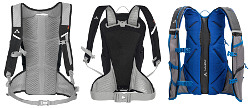 Fig. 1, from left to right: backpacks U, A, T; Image Source: VAUDE Sport GmbH & Co. KG