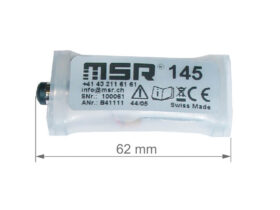 The MSR145 data logger is very light and small in size. It stores over 2 million measured values and is available in many different versions (housing, battery, memory, sensors).