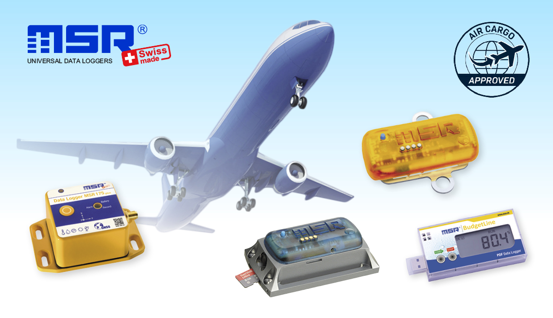 dataloggers air cargo approved