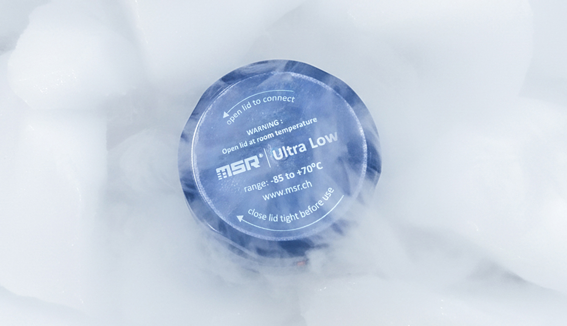 MSR85 Dry Ice Temperature Data Logger