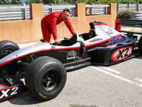 g-forces measurement with data logger formula 1