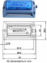 MSR165: Datalogger for shock and vibration
