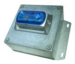 MSR165 Data Logger, IP67, with two replaceable Li-SOCl2 batteries (3.6 V, 2 x 7700 mAh), in a splashproof cast aluminium case.