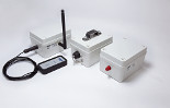The MSR40 measuring system operating in the 868 MHz ISM band consists of the MSR40BS base station and the MSR40DMS measuring units. If required, the system can be supplemented with one or more MSR40RELAIS to control cameras.