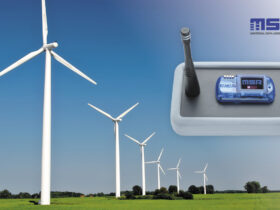Using wireless measuring systems such as the MSR385WD, temperatures on wind turbine gearboxes can be constantly monitored.