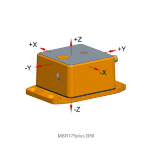 Transport data logger MSR175plus, axes, B56 housing